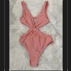 Bathing suit, beautiful coral color, never worn